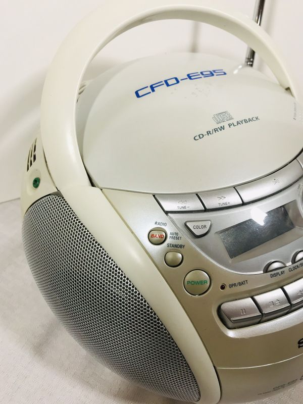 Vintage Sony Boombox CFDE95 Radio CD Player Cassette Player Recorder