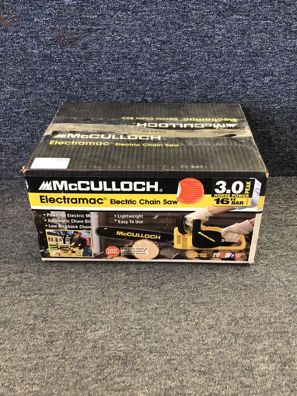 Mcculloch EM300s16 Electric Chainsaw for Sale in Mesa, AZ OfferUp