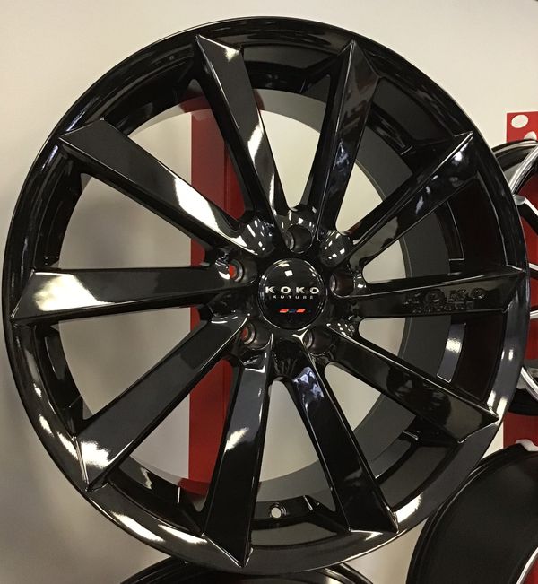 BRAND NEW! 20” KoKo Kuture Concave Gloss Black Rims Wheels Giovanna 5x4