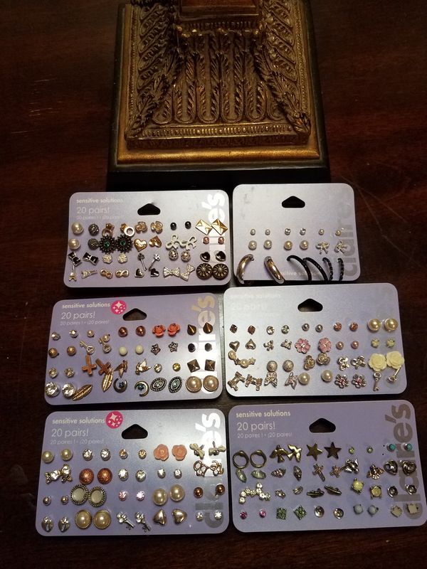 claire's multipack earrings