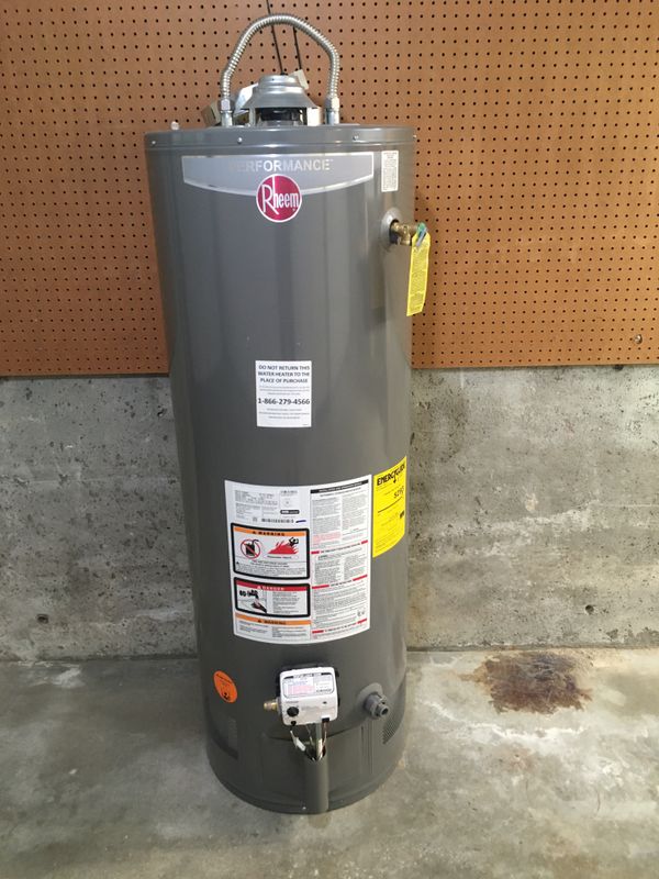 automatic gas water heater single use shutoff