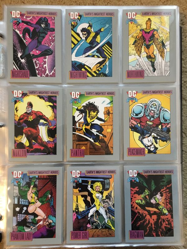 dc trading cards