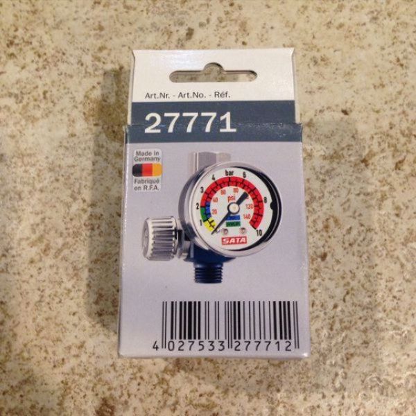 SATA jet Spray Gun Regulator 27771 Air Micrometer 1/4" Valve IWATA