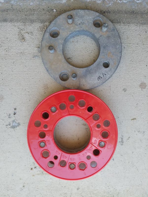 VW Volkswagen wheel adapters (two) 4 lug to 5 x 43/4 for Sale in