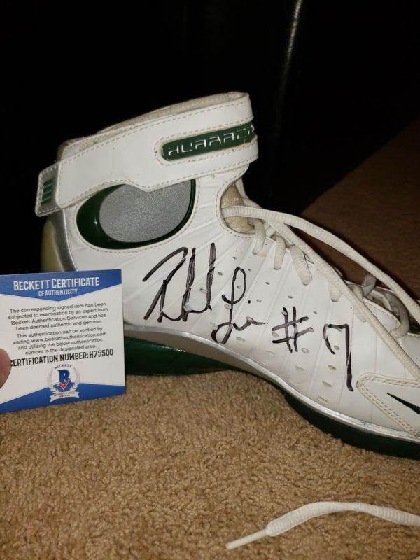 GU Nike Shoes Rashard Lewis Sonics COA for Sale in Kent