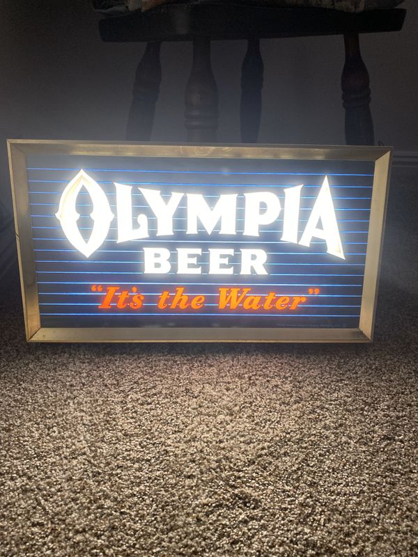 Rare 1950’s Olympia Beer lighted Sign for Sale in San Pedro, CA - OfferUp