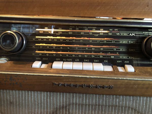 MCM vintage Telefunken Tube Radio Stereo Turntable for Sale in Clover ...