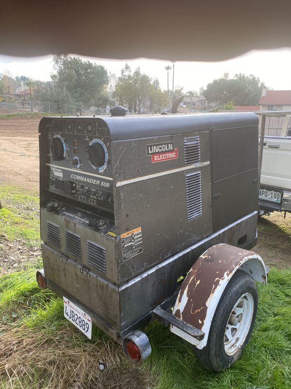 Lincoln Commander 500 Diesel Welder 575 amps just serviced only 2400