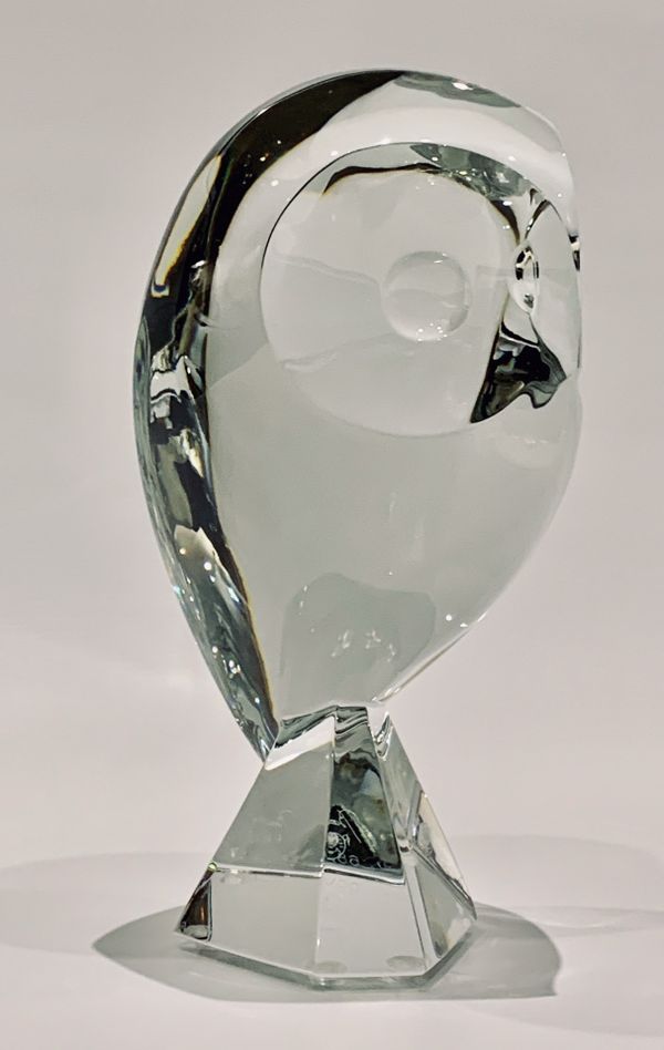 baccarat crystal owl figurine