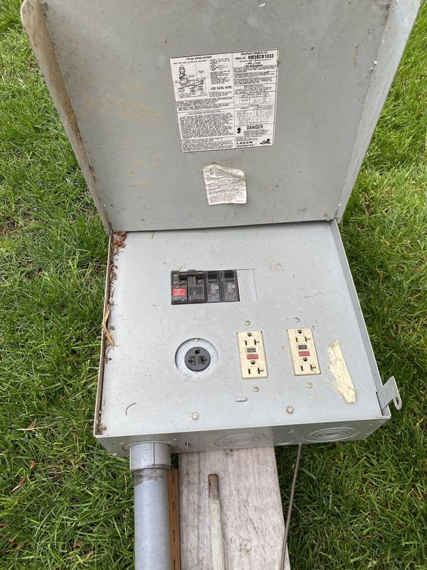 Temporary power pole for sale in everett wa offerup
