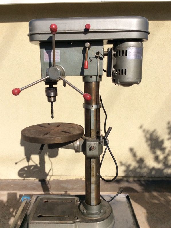 Intergram Heavy Duty Drill Press, 5speed 110V 9amps 1/2 HP 1983 yr for