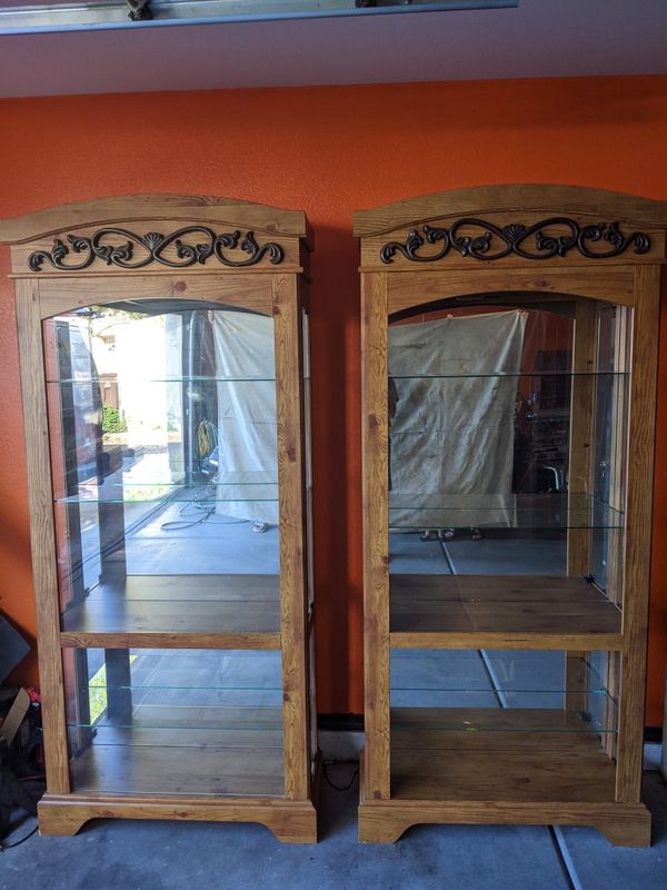 2 Ashley Furniture Curio Cabinets for Sale in Peoria, AZ ...