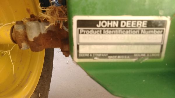 john deere 7 iron mower deck serial number lookup