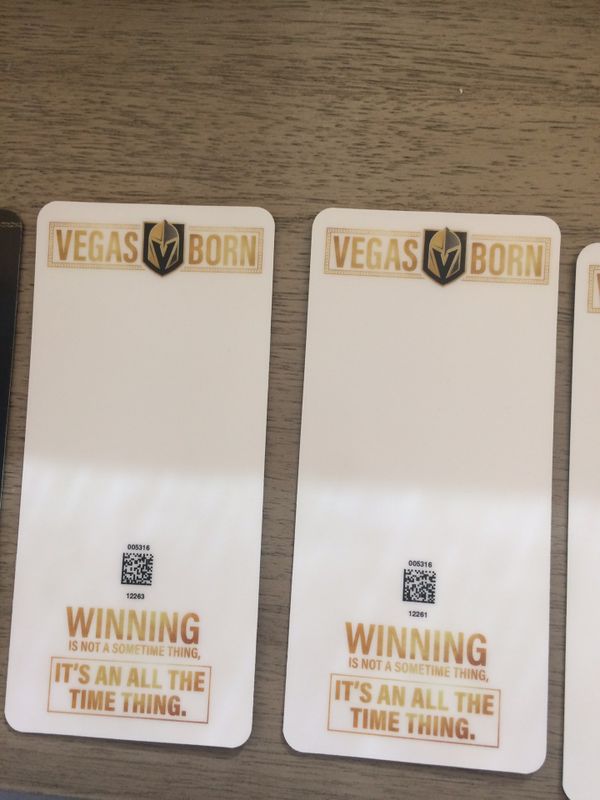 LAS VEGAS GOLDEN KNIGHTS SEASON TICKET HOLDER COMMEMORATIVE TICKETS. for Sale in Las Vegas, NV