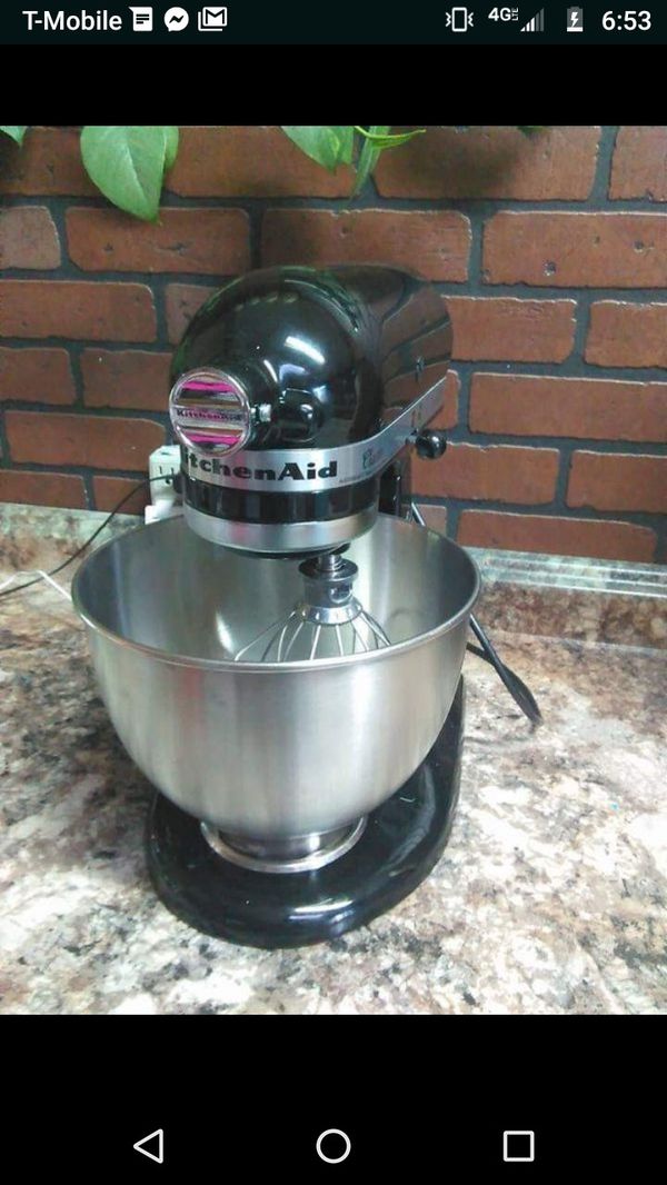 Black Kitchen Aid Ultra Power Stand Mixer MOD KSM90 300W 10 Speed With