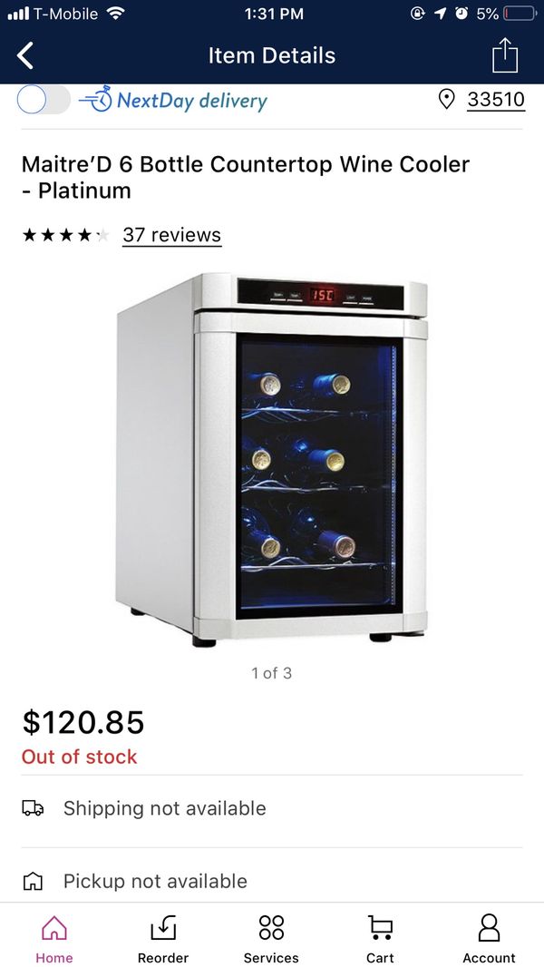 maitre d wine fridge