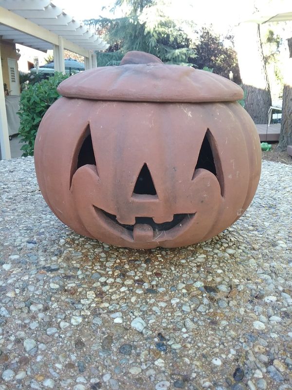 Terra Cotta Jack O'Lantern for Sale in Murrieta, CA OfferUp