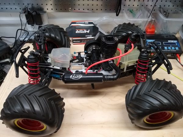 gas powered rc raminator