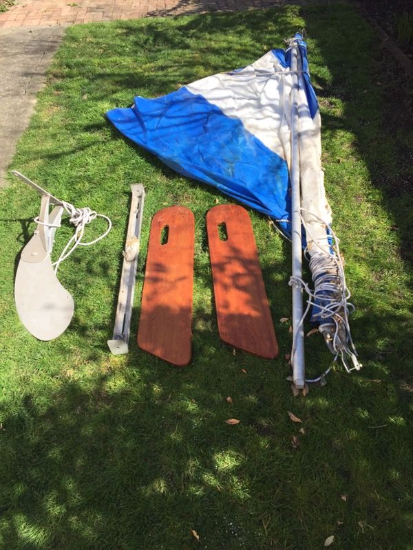 RARE || Sail kit for Grumman Canoe for Sale in Everett, WA - OfferUp