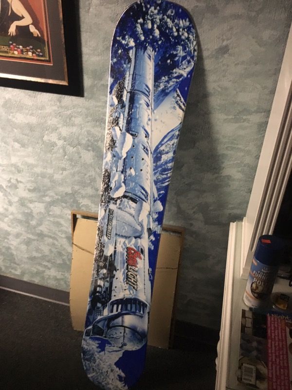 Coors Light silver bullet snowboard! 2017 new! 5ft for Sale in