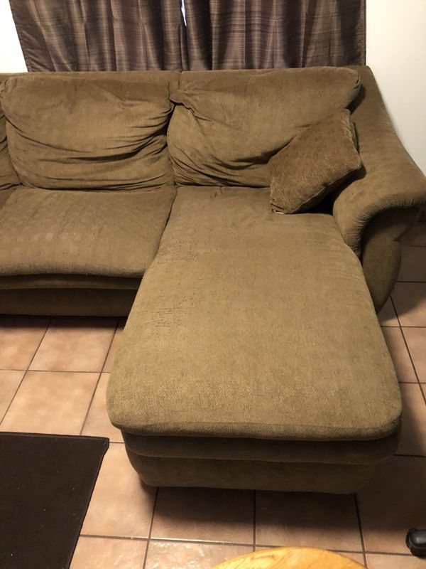 sectional couch with lazy boy pull out bed for Sale in West Palm Beach