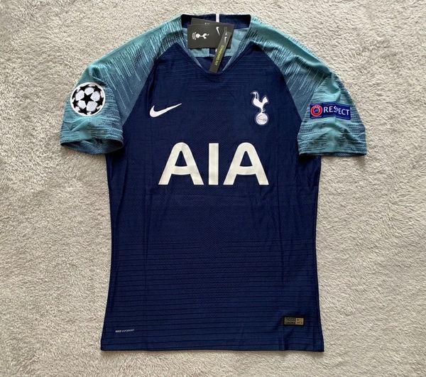 Son Tottenham Hotspur Brand New Men's Away Blue Champions League 2019 / ...