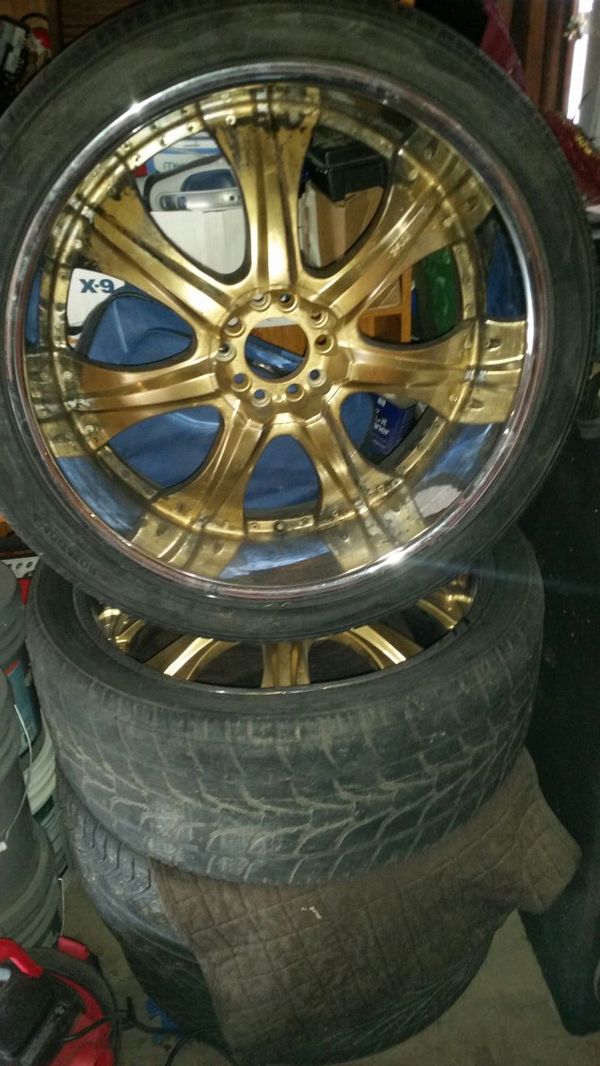 24 Inch Gold Painted Rims For Sale In North Highlands CA OfferUp   604d2ac943bc4a49a642a9aca9ca1d9d 