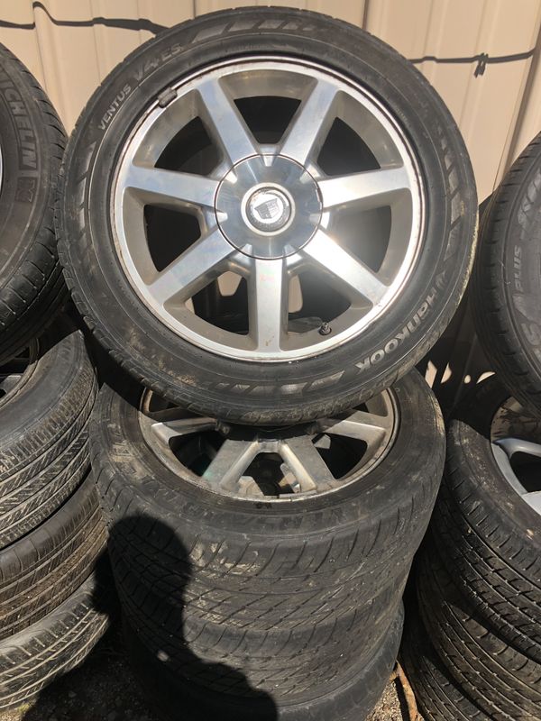 Cadillac STS RIMS TIRES SET!!! 235/50/17 for Sale in Southwick, MA