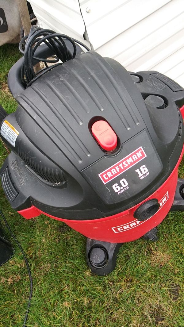 Craftsman 6 hp. 16 gal shop vac for Sale in Edgewood, WA OfferUp