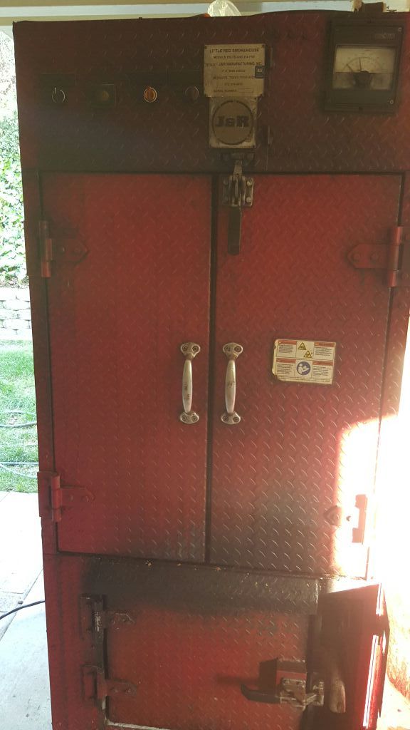 J & R Oyler Little Red Smokehouse BBQ Smoker Model 250FSE for Sale in