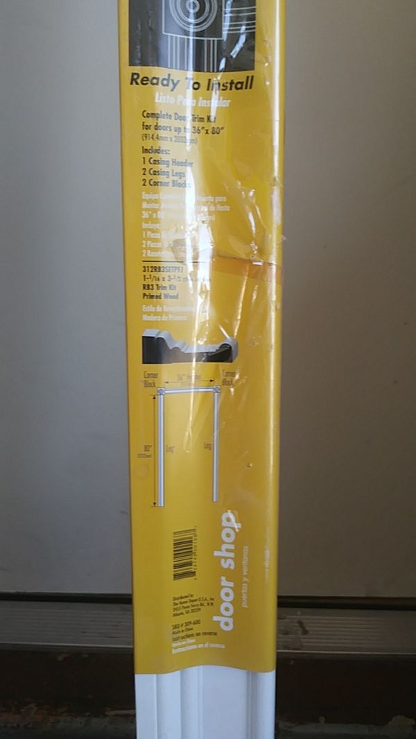 Door trim kit rb3 casing ready to install 36 by 80 for Sale in Glendale