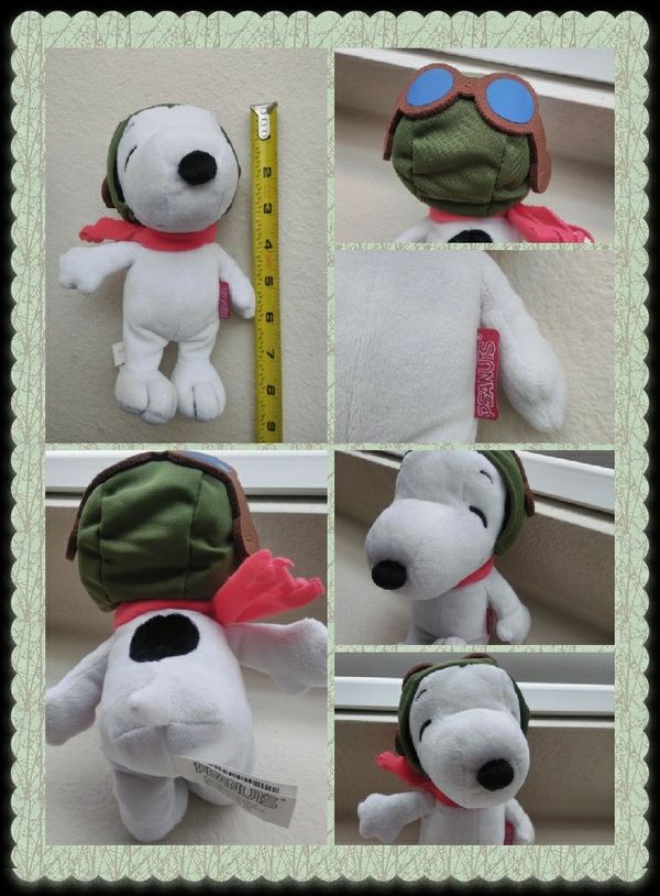 red baron snoopy stuffed animal