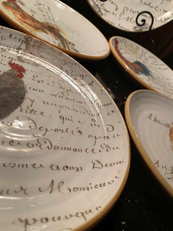 WilliamsSonoma Rooster script Collection Discontinued French pasta