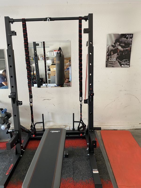 ETHOS SQUAT RACK & FLAT BENCH BRAND NEW GYM EQUIPMENT! for Sale in ...