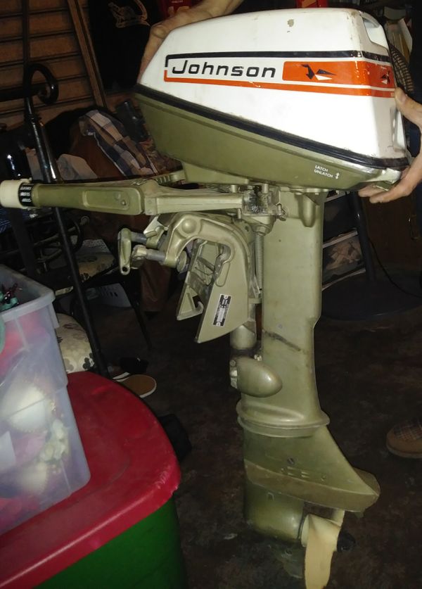 6 HP outboard Johnson Seahorse Boat Mot for Sale in Modesto, CA - OfferUp