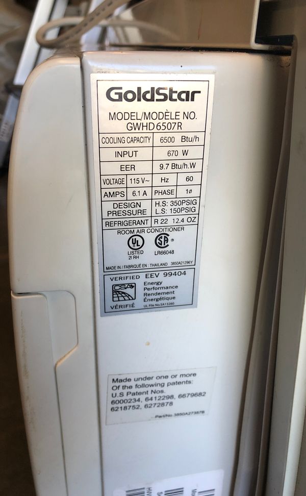 goldstar air conditioner gwhd6500ry6