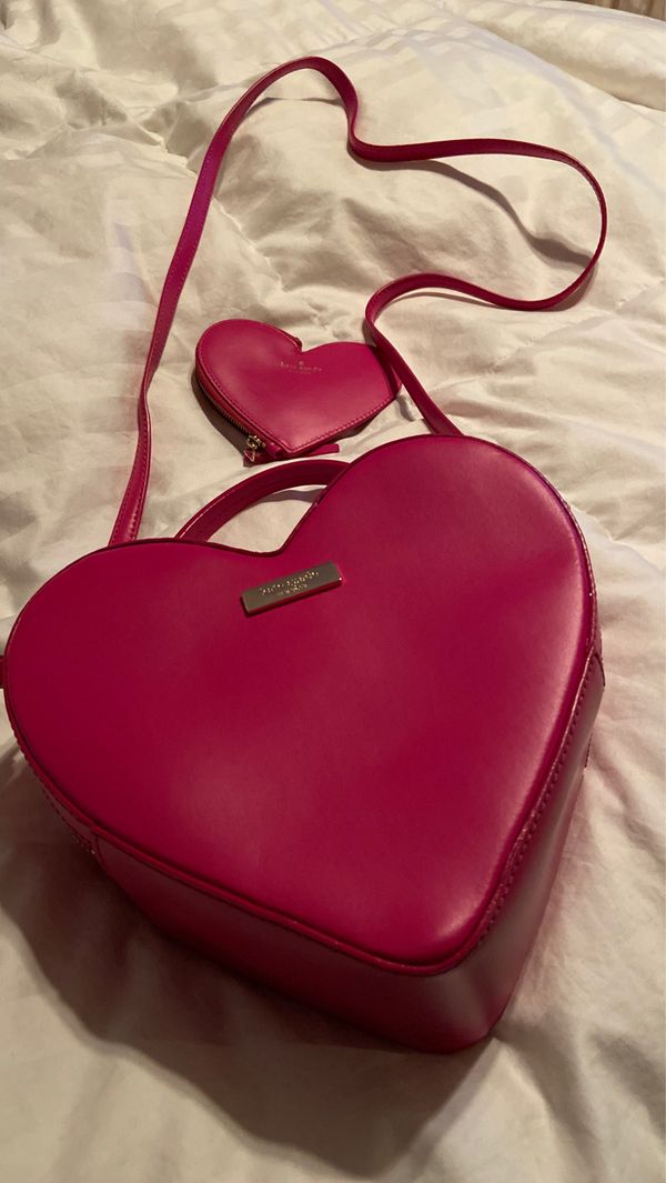 Kate Spade Heart Purse Pink Outlets Near