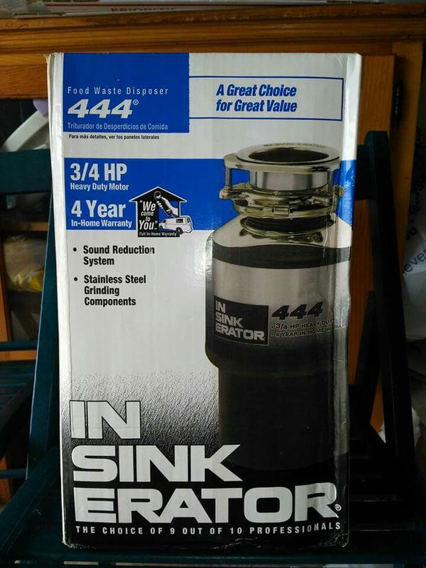 Insinkerator 444 3/4 HP New for Sale in Woodstock, GA - OfferUp