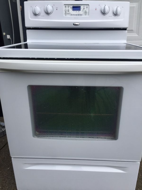 Whirlpool electric glass top conventional stove oven range DELIVERY for