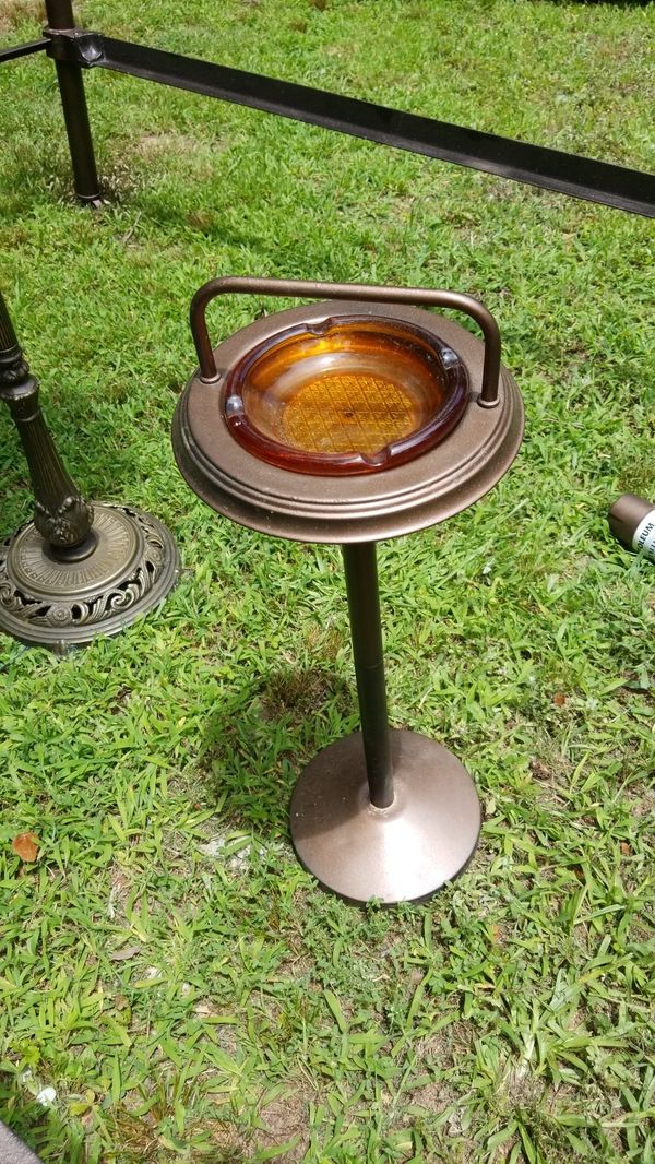 Vintage metal ashtray stand for Sale in Charlotte, NC OfferUp