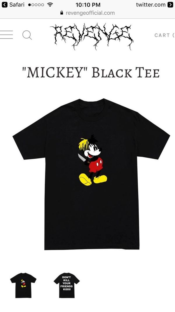 xxxtentacion mickey shirt