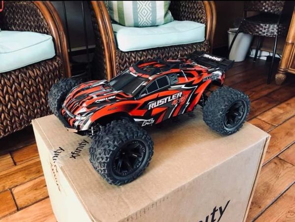 used traxxas rustler 4x4 vxl for sale