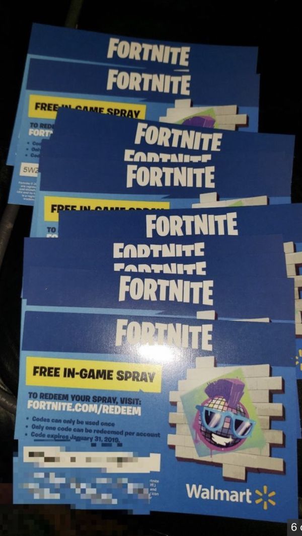 Fortnite Walmart Codes for Sale in Lynwood, CA - OfferUp