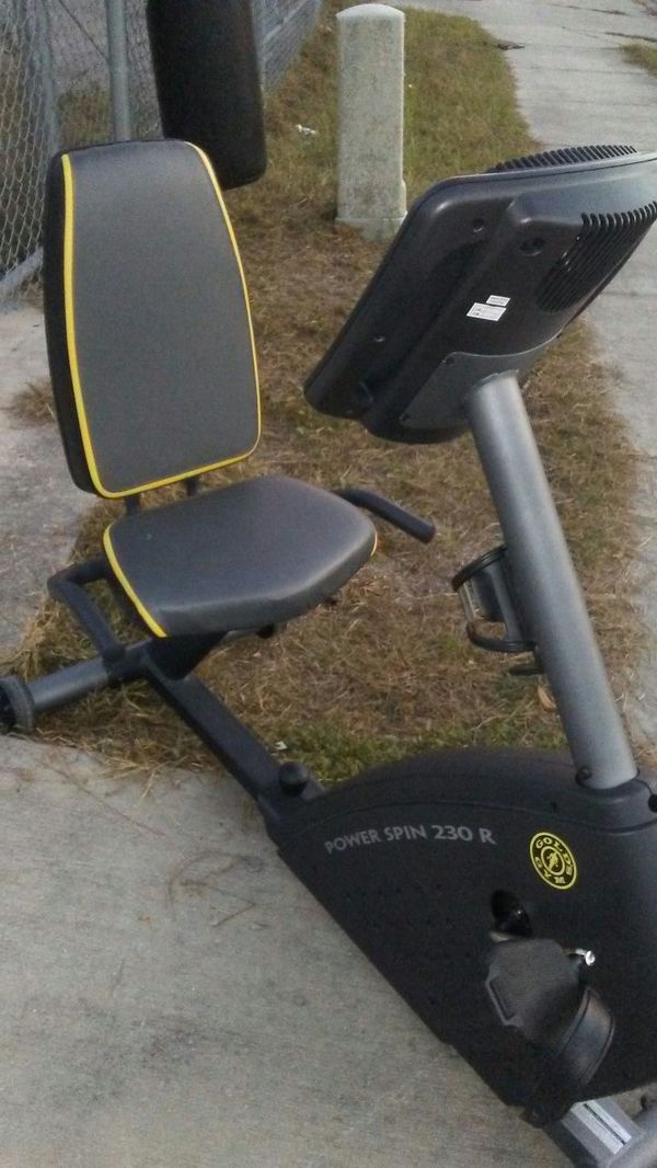 Golds gym power spin 230 r recumbent bike for Sale in Tampa, FL OfferUp