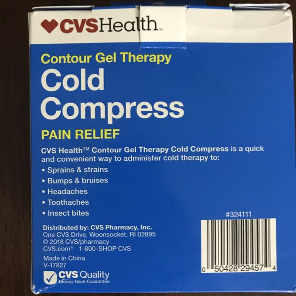 Brand New CVS Cold Compress Contour Gel Therapy for Small Areas for