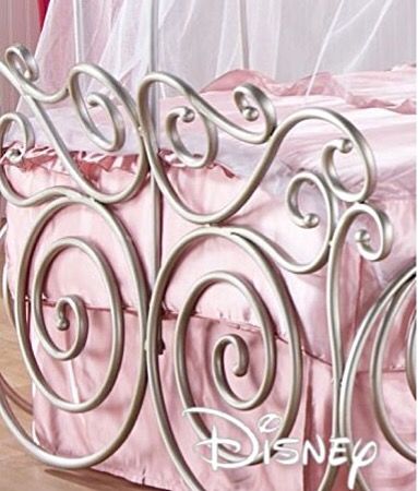disney princess metal carriage bed