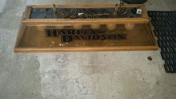 pool table light harley davidson