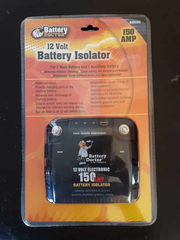 battery doctor 150amp digital isolator