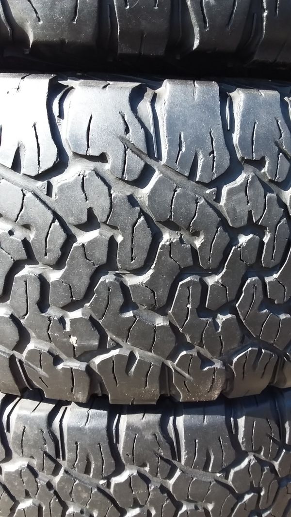 Excellent set of used tires 285 65 20 BFGoodrich All-Terrain K02 for ...