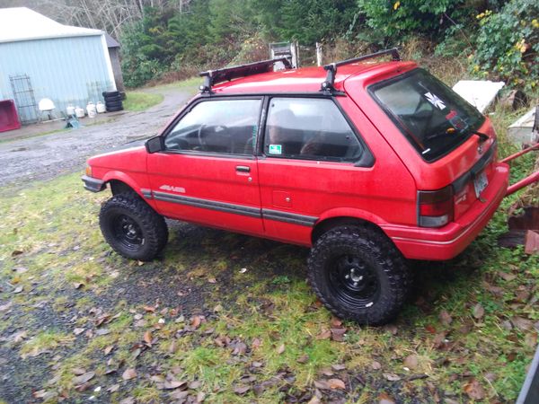 1991 Subaru justy 4x4 for Sale in Raymond, WA - OfferUp